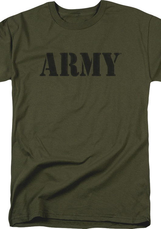 Military Green Army T-Shirt - main product image