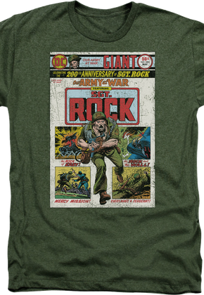 Military Green Sgt. Rock DC Comics T-Shirt