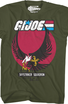 Military Green Skystriker Squadron GI Joe T-Shirt