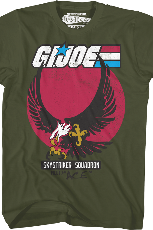 Military Green Skystriker Squadron GI Joe T-Shirt - main product image