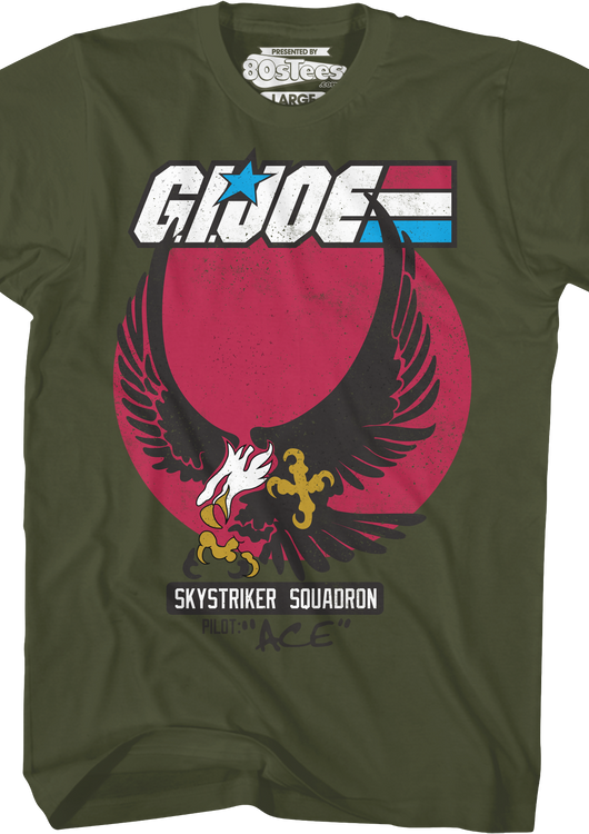 Military Green Skystriker Squadron GI Joe T-Shirt - main product image