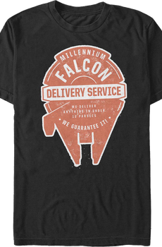 Millennium Falcon Delivery Service Star Wars T-Shirt