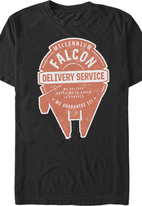 Millennium Falcon Delivery Service Star Wars T-Shirt