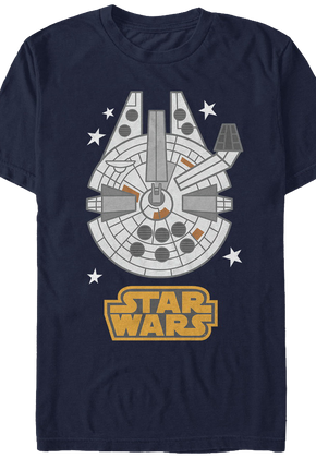 Millennium Falcon Emoji Star Wars T-Shirt
