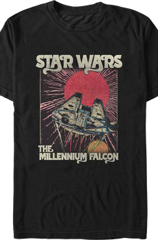 Millennium Falcon Hyperdrive Star Wars T-Shirt