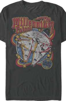 Millennium Falcon Light Speed Star Wars T-Shirt