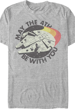 Millennium Falcon May The 4th Be With You Star Wars T-Shirt