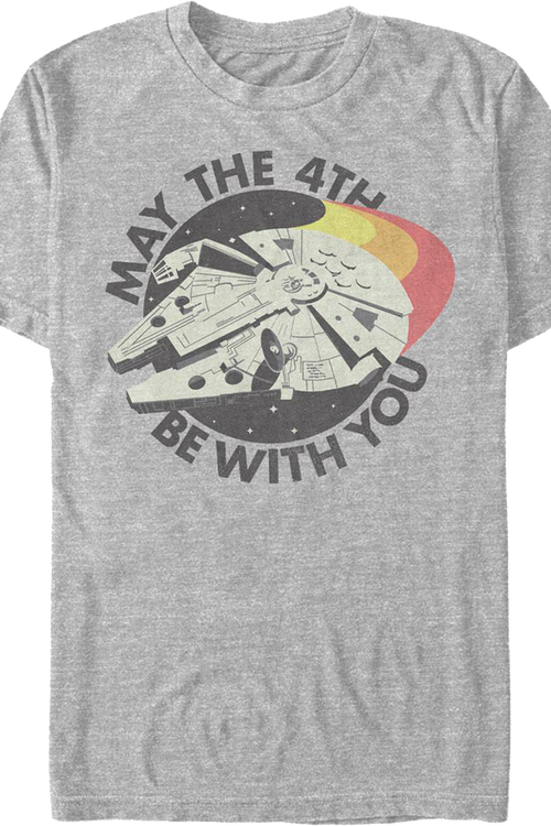 Millennium Falcon May The 4th Be With You Star Wars T-Shirtmain product image