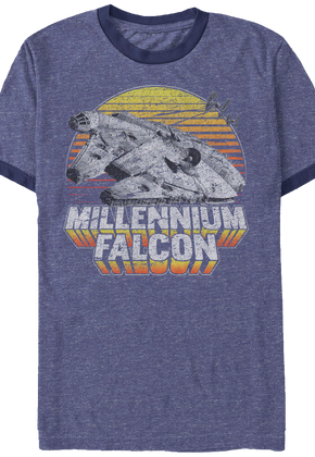 Millennium Falcon Star Wars Ringer Shirt