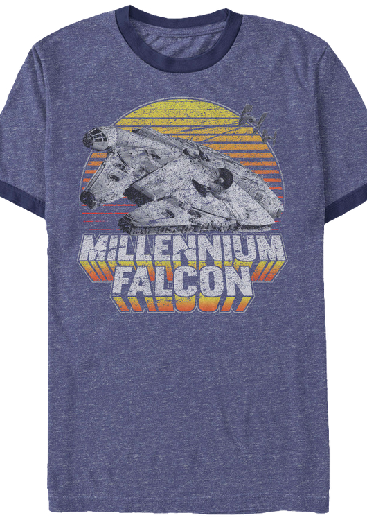Millennium Falcon Star Wars Ringer Shirt - main product image