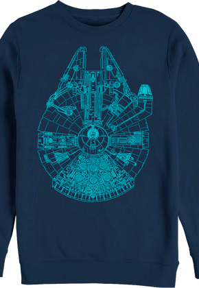 Millennium Falcon Star Wars Sweatshirt