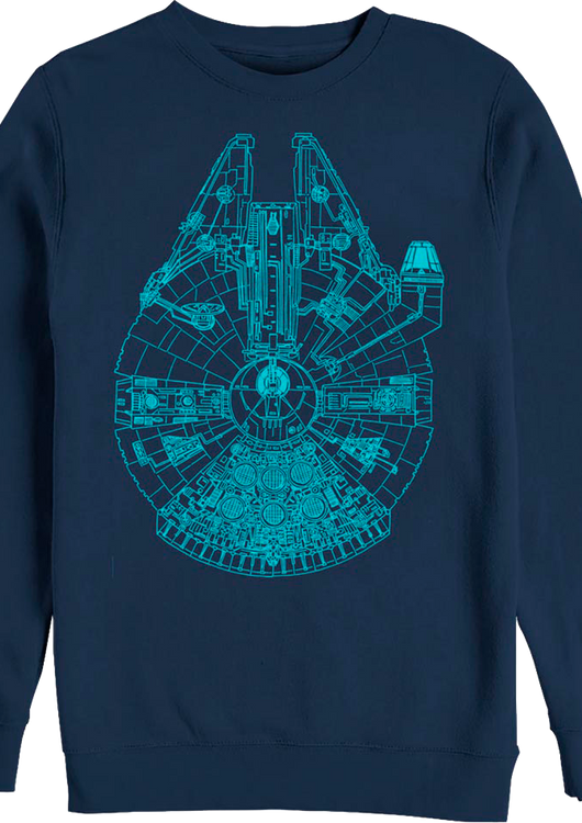 Millennium Falcon Star Wars Sweatshirt - main product image