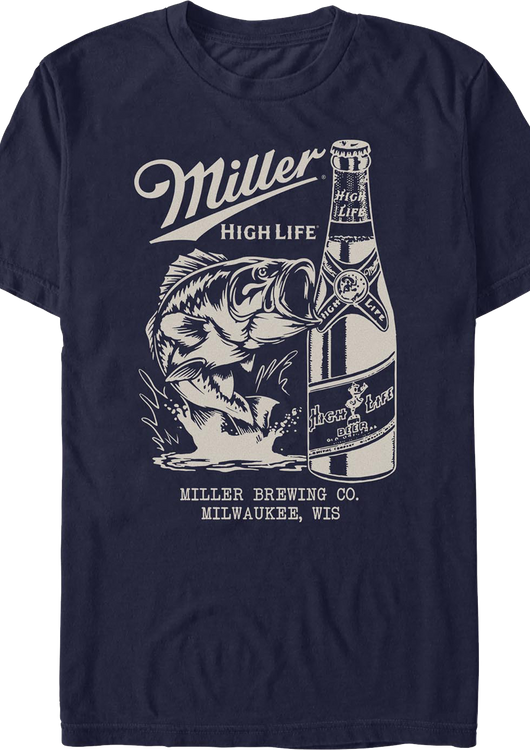 Milwaukee Fish Miller High Life T-Shirt - main product image