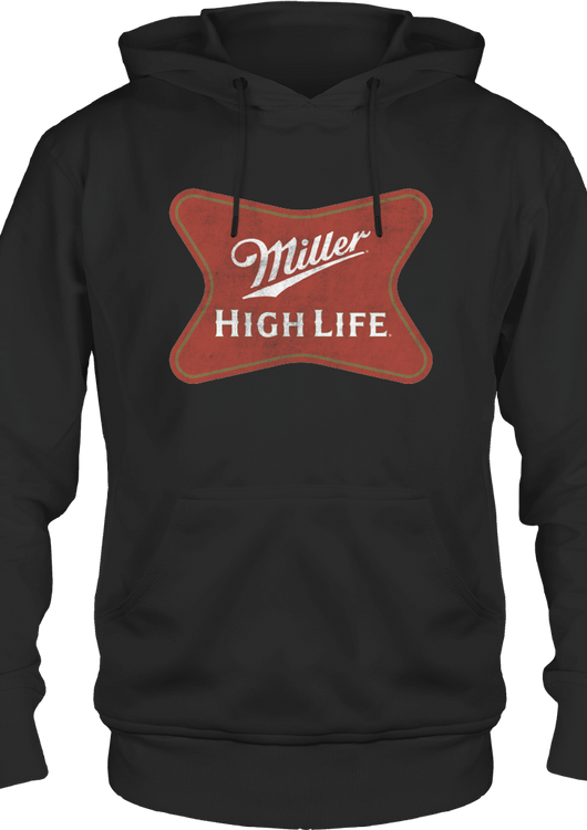 Black Miller High Life Hoodie - main product image