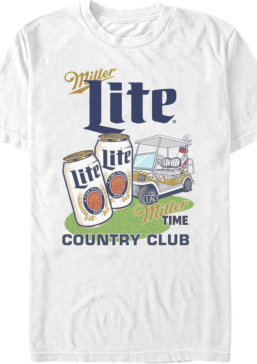 Miller Time Country Club Miller Lite T-Shirt - main product image