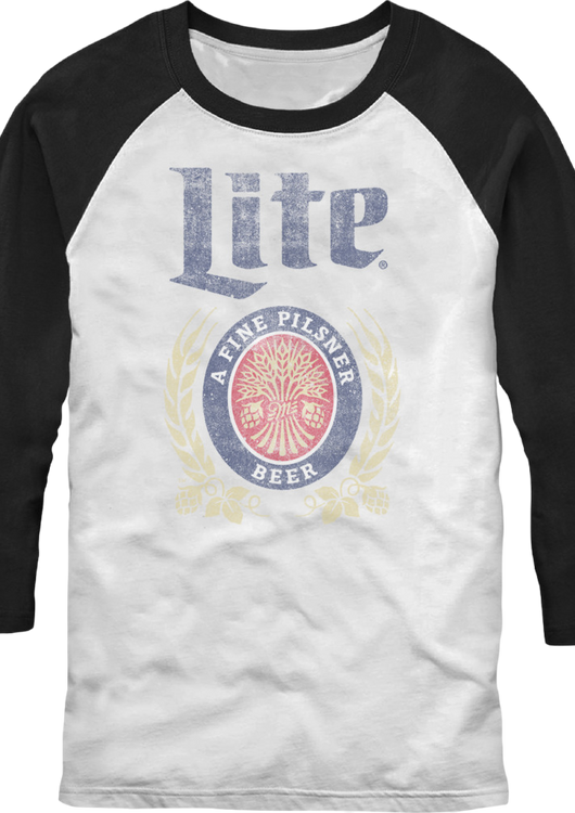 Miller Lite Raglan Baseball Shirt - main product image