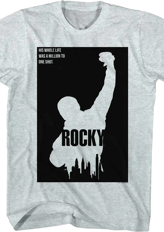 Million To One Shot Silhouette Rocky T-Shirt - main product image