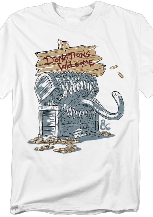 Mimic Treasure Chest Dungeons & Dragons T-Shirt - main product image