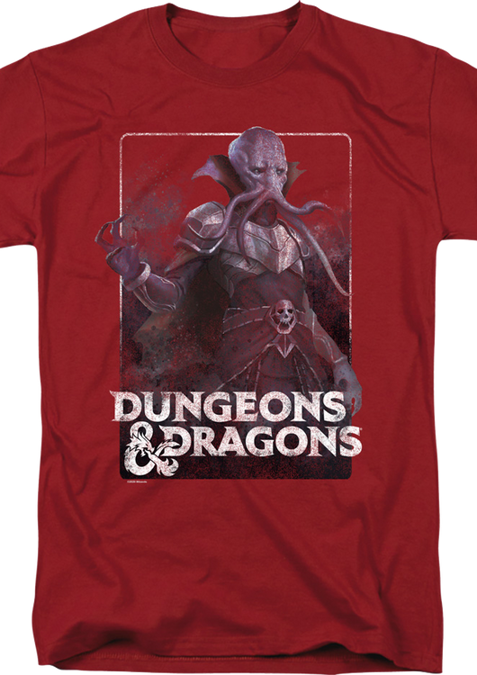 Mind Flayer Dungeons & Dragons T-Shirt - main product image