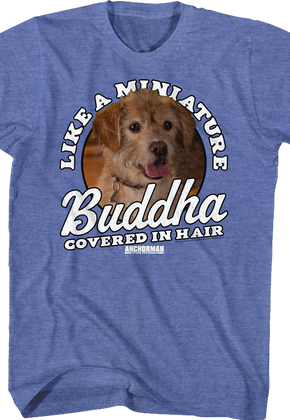 Miniature Buddha Covered In Hair Anchorman T-Shirt