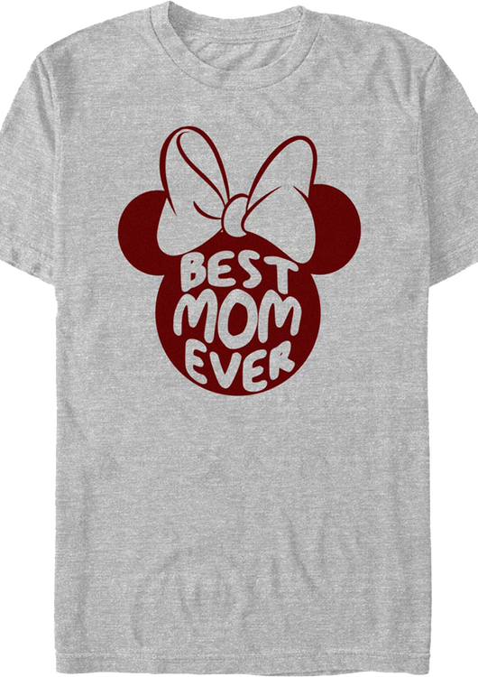 Minnie Mouse Best Mom Ever Disney T-Shirt - main product image