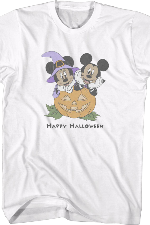 Minnie Mouse Mickey Mouse Happy Halloween Disney T-Shirtmain product image