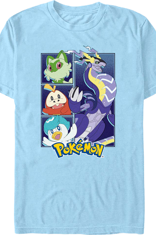 Miraidon Group Pokemon T-Shirt - main product image