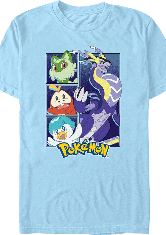 Miraidon Group Pokemon T-Shirt - main product image