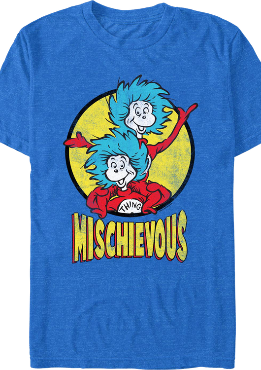Mischievous Thing 1 & Thing 2 Dr. Seuss T-Shirt - main product image