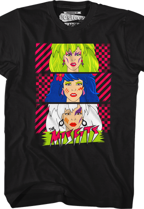 Misfits Trio Panels Jem And The Holograms T-Shirt