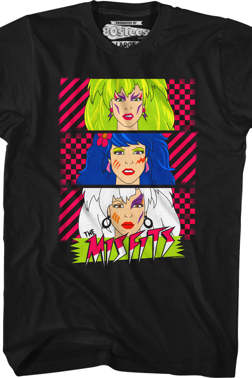 Misfits Trio Panels Jem And The Holograms T-Shirtmain product image