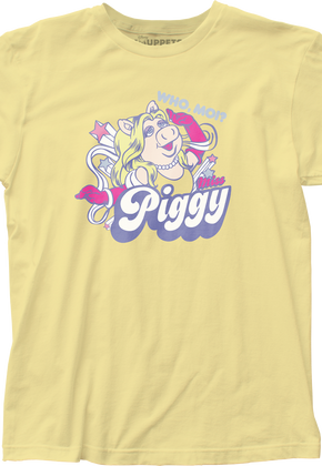 Yellow Miss Piggy Muppets T-Shirt
