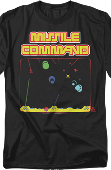 Missile Command Gameplay T-Shirt