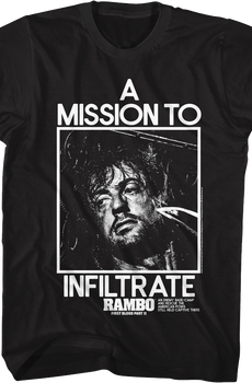 Mission To Infiltrate Rambo T-Shirt