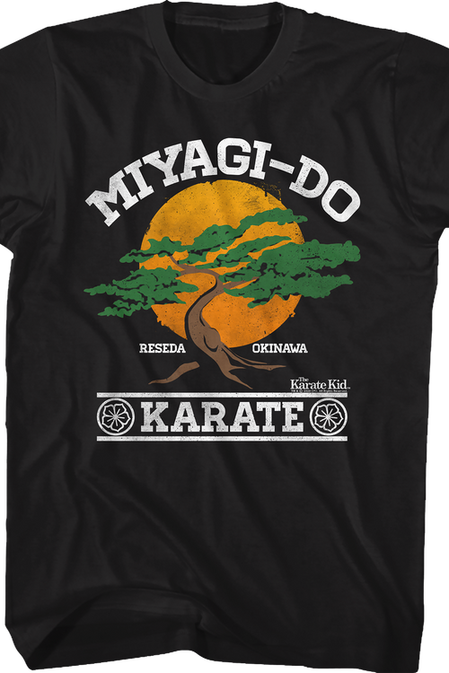 Miyagi-Do Bonsai Logo Karate Kid T-Shirtmain product image