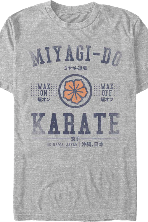 Miyagi-Do Wax On Wax Off Cobra Kai T-Shirtmain product image