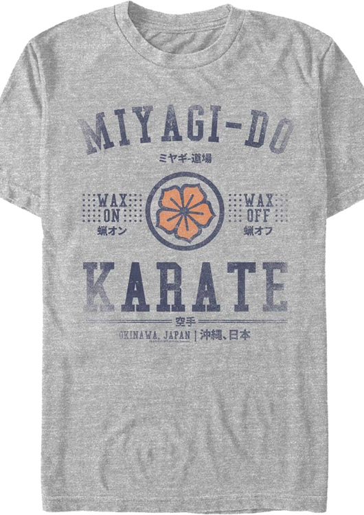 Miyagi-Do Wax On Wax Off Cobra Kai T-Shirt - main product image