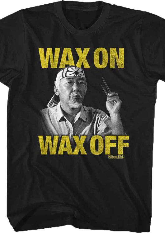 Miyagi Photo Wax On Wax Off T-Shirt - main product image