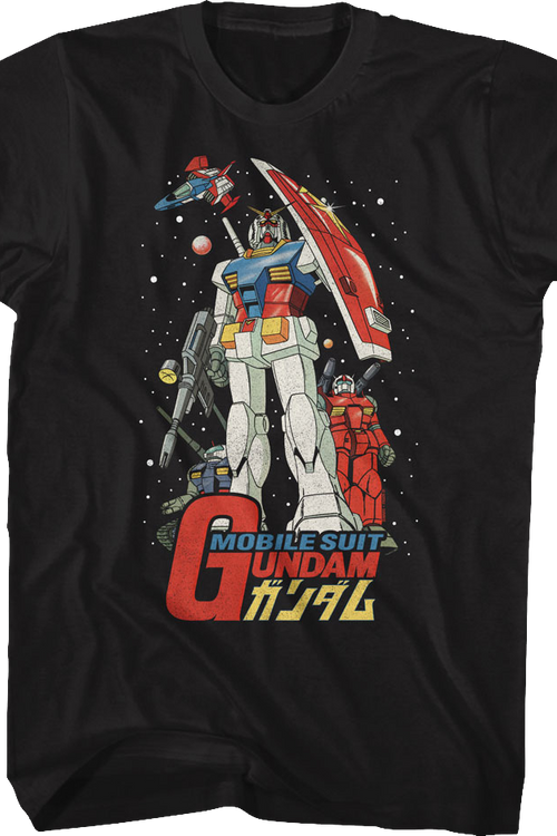 Mobile Suit Poster Gundam T-Shirt - main product image