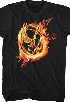 Mockingjay Flames Hunger Games T-Shirt