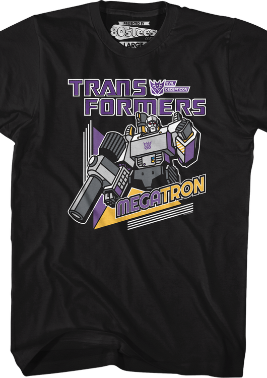 Modern Megatron Transformers T-Shirt - main product image