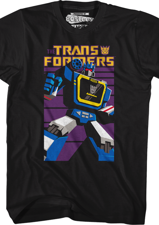 Sounds Great Pose Soundwave Transformers T-Shirt - main product image