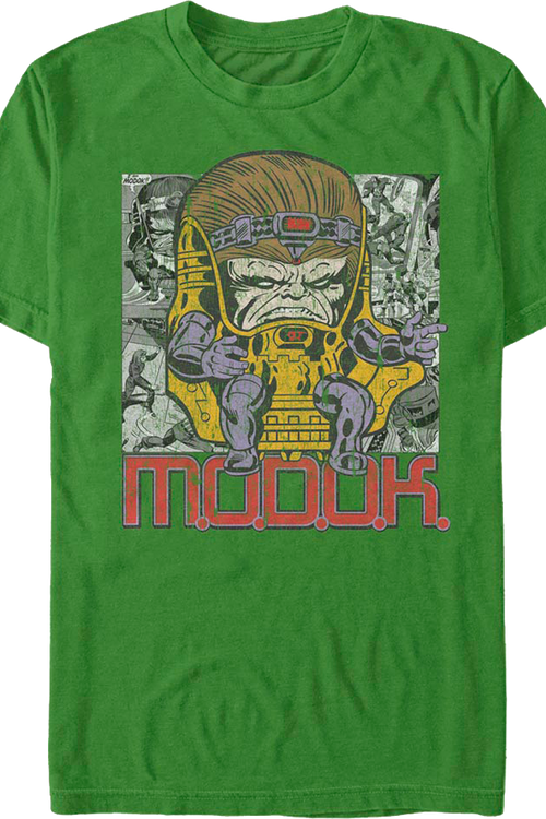 MODOK Comic Panels Marvel Comics T-Shirt - main product image