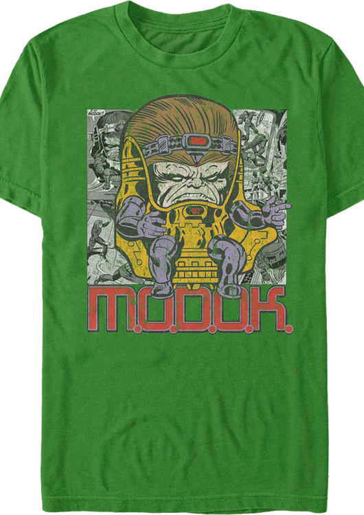 MODOK Comic Panels Marvel Comics T-Shirt - main product image