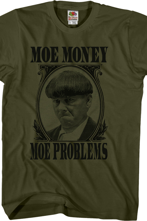 Moe Money Moe Problems Three Stooges T-Shirt - main product image