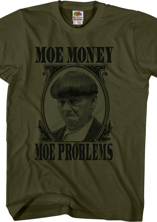 Moe Money Moe Problems Three Stooges T-Shirt - main product image