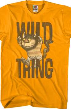 Moishe Where The Wild Things Are Orange T-Shirt