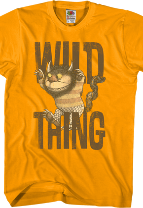 Moishe Where The Wild Things Are Orange T-Shirt