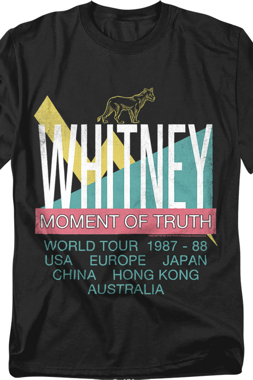 Moment Of Truth World Tour Whitney Houston T-Shirtmain product image