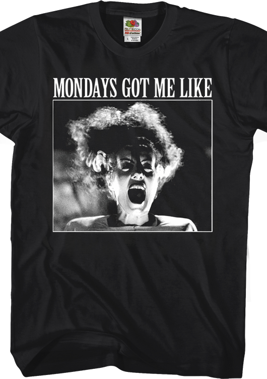 Mondays Got Me Like Bride Of Frankenstein T-Shirt - main product image